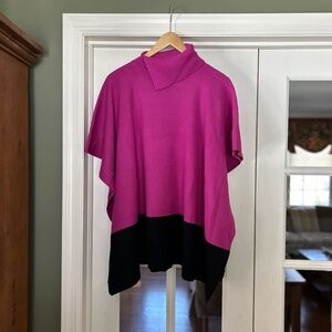 J'Envie NY Sport Two Toned Poncho